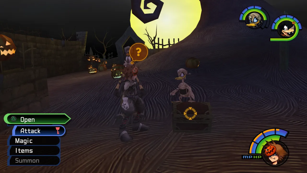 Halloween Town Moonlight Hill White Trinity Chest